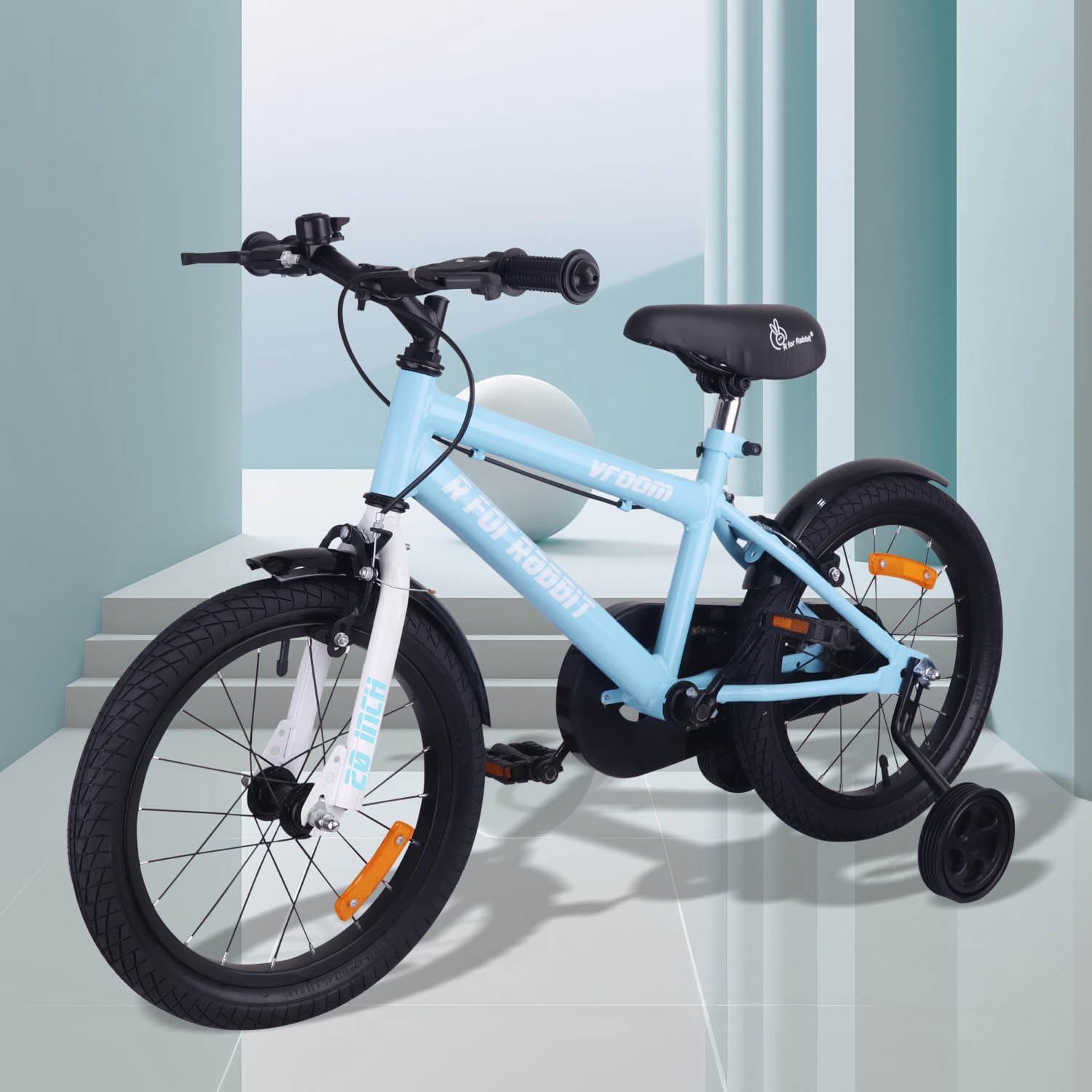 R for Rabbit Vroom Bicycle for Kids Cycle for 7 to 10 Years Boys & Girls 20T Inches | Training Wheels| 90% Installed (Lake Blue) (B0D9QBVQL4) Amazon Price History, Amazon Price Tracker