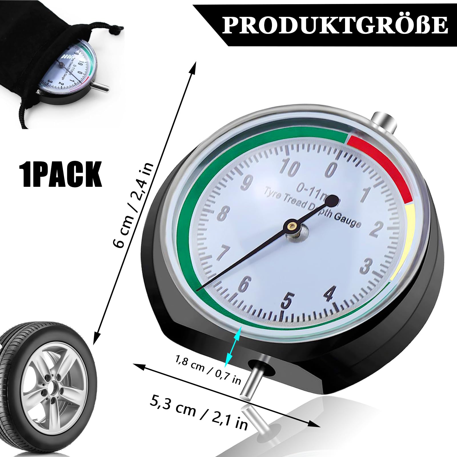 Digitale autobandendiktemeters - Autosleutel.nl