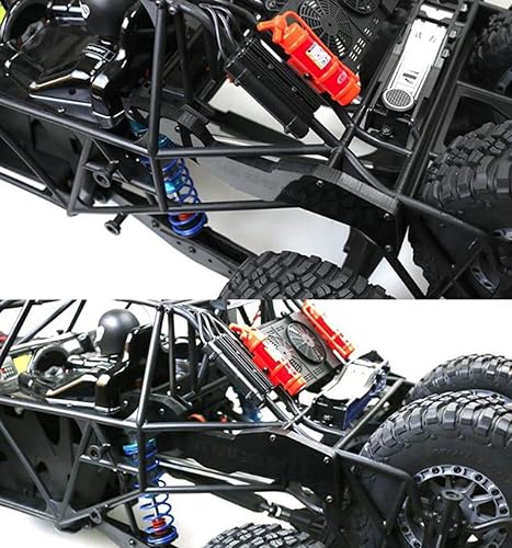 Miniatura 3 de XBERSTAR 2 piezas de soporte reforzado trasero para 16 LOSI Super Baja Rey 2.0 RC (negro)