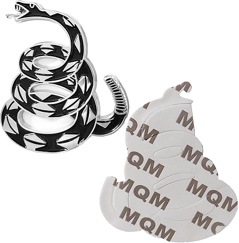 Miniatura 6 de OnlyYou.X Gadsden - Emblema de la bandera de Gadsden, calcomanía de serpiente de cascabel, compatible con camioneta universal y automóvil, color