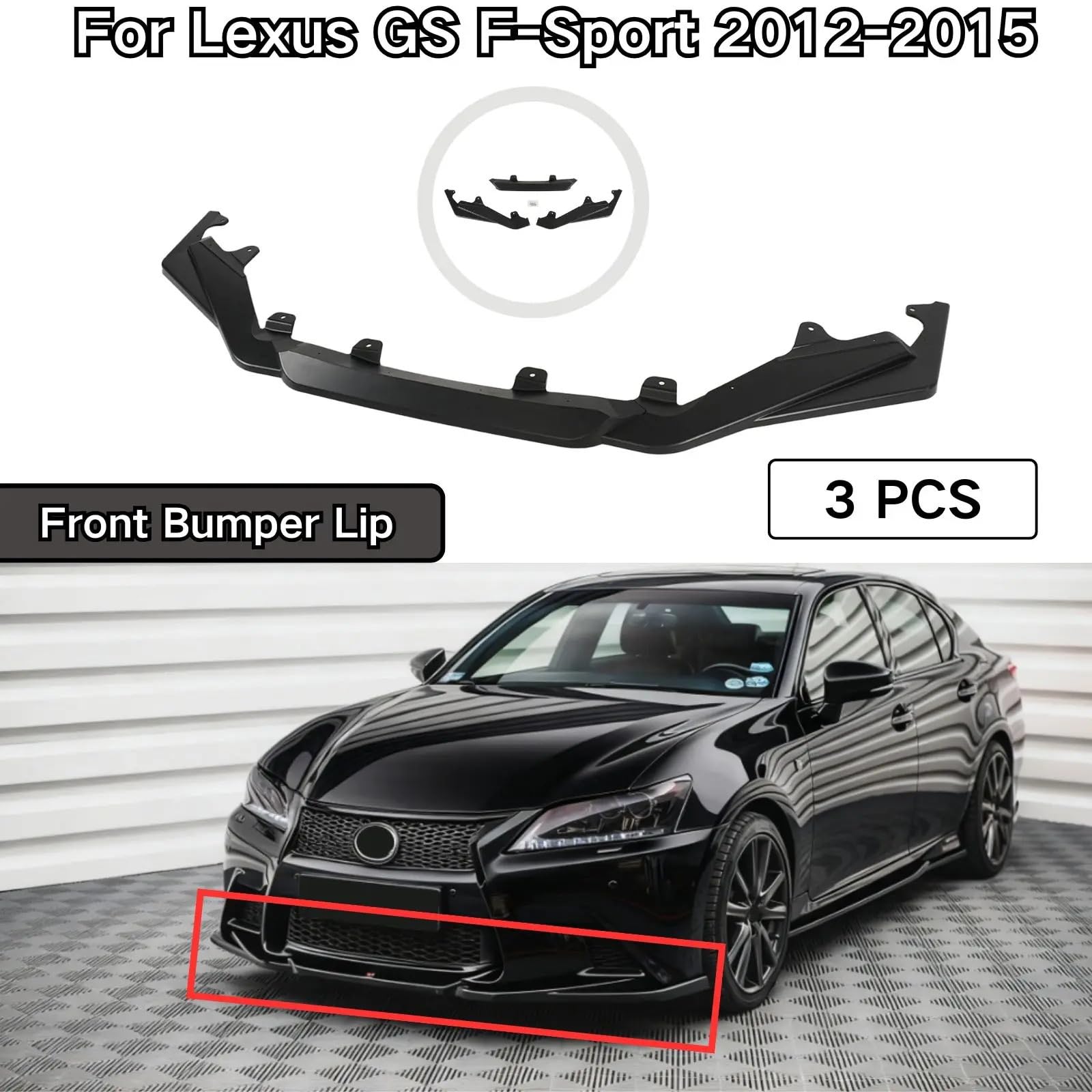 Do Lexus GS F-Sport 2012-2015 Przedni zderzak