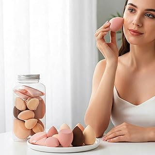 Juego de 14 esponjas de maquillaje, 4 esponja...