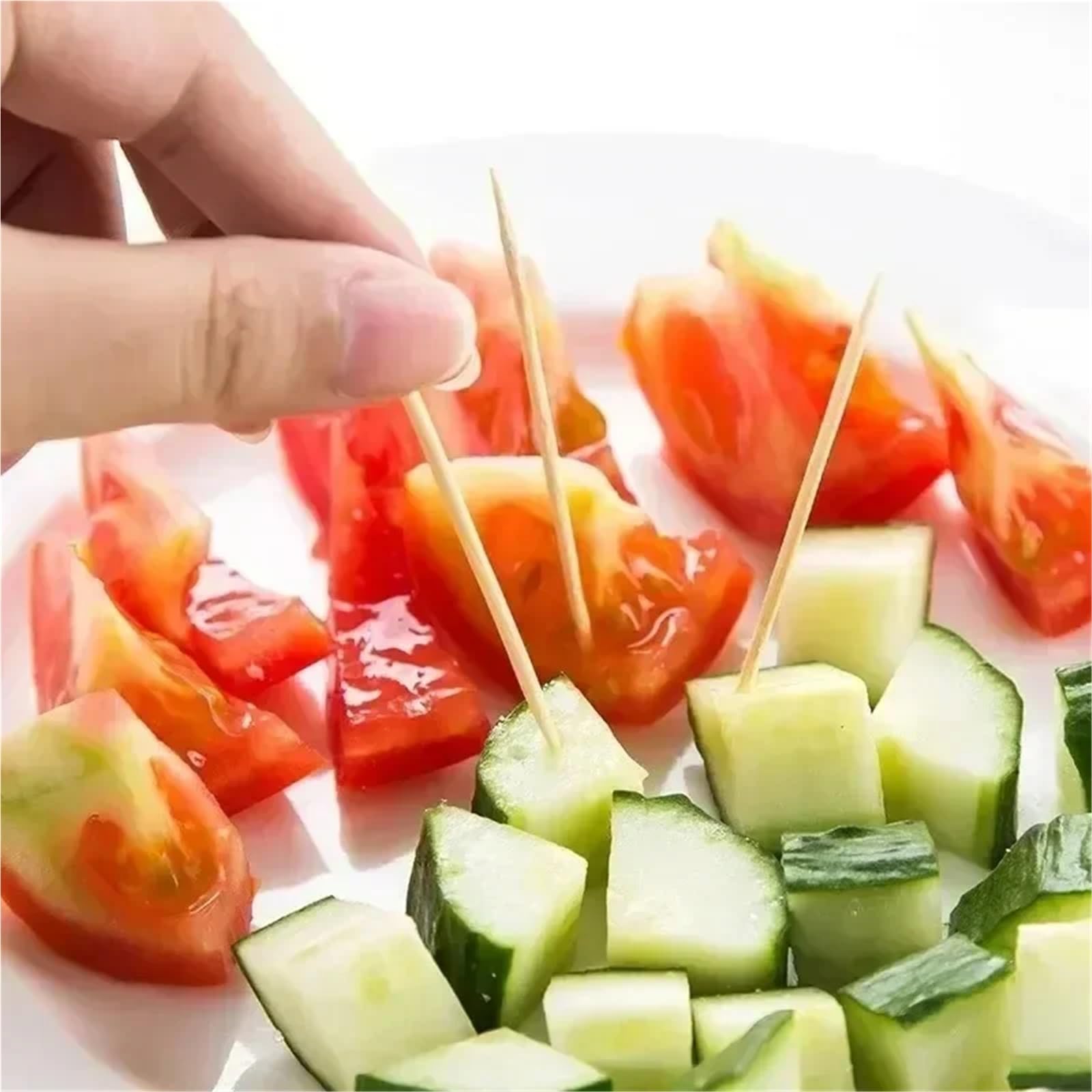 Palillos de Dientes, Palillos de Dientes Madera, 5000 Uds., Palillos Limpieza bambú Natural for el hogar, Restaurante, vajilla Cocina y Tenedores Frutas