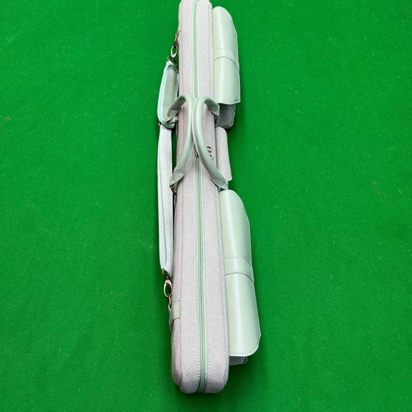 Billardqueue-Tasche mit Tragegriff und Schultergurt Billard Queue Tasche großes Fassungsvermögen Queue-Transporttasche für Billardspieler, Aw-26pro Pink Twill