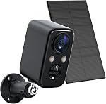 Security Camera Wireless Outdoor Solar-FOAOOD Camera Surveillance Exterieur for Home Security, Color Night Vision,PIR Human Detection, 2-Way Talk, IP66 Waterproof, SD Card/Cloud Storage