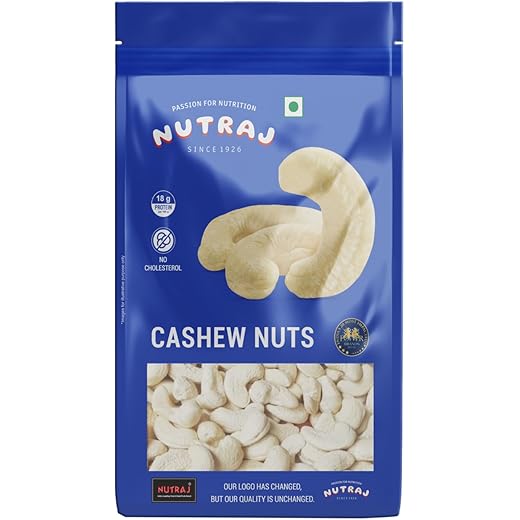 Nutraj Cashews 1 Kg Pouch | Kaju | Dry Fruits and Nuts | Grocery Items