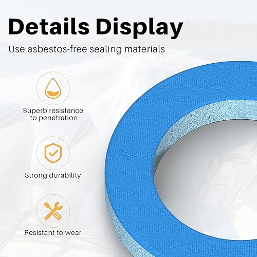 Miniatura 2 de Junta de tornillo de drenaje de unidad inferior para Mercury Marine, 38"-16 arandelas de drenaje y tapón de llenado compatibles con la mayoría de