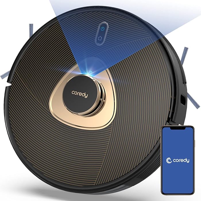 Buy Coredy L900 Robot Vacuum, Robotic Vacuum Cleaner and Mop with LIDAR