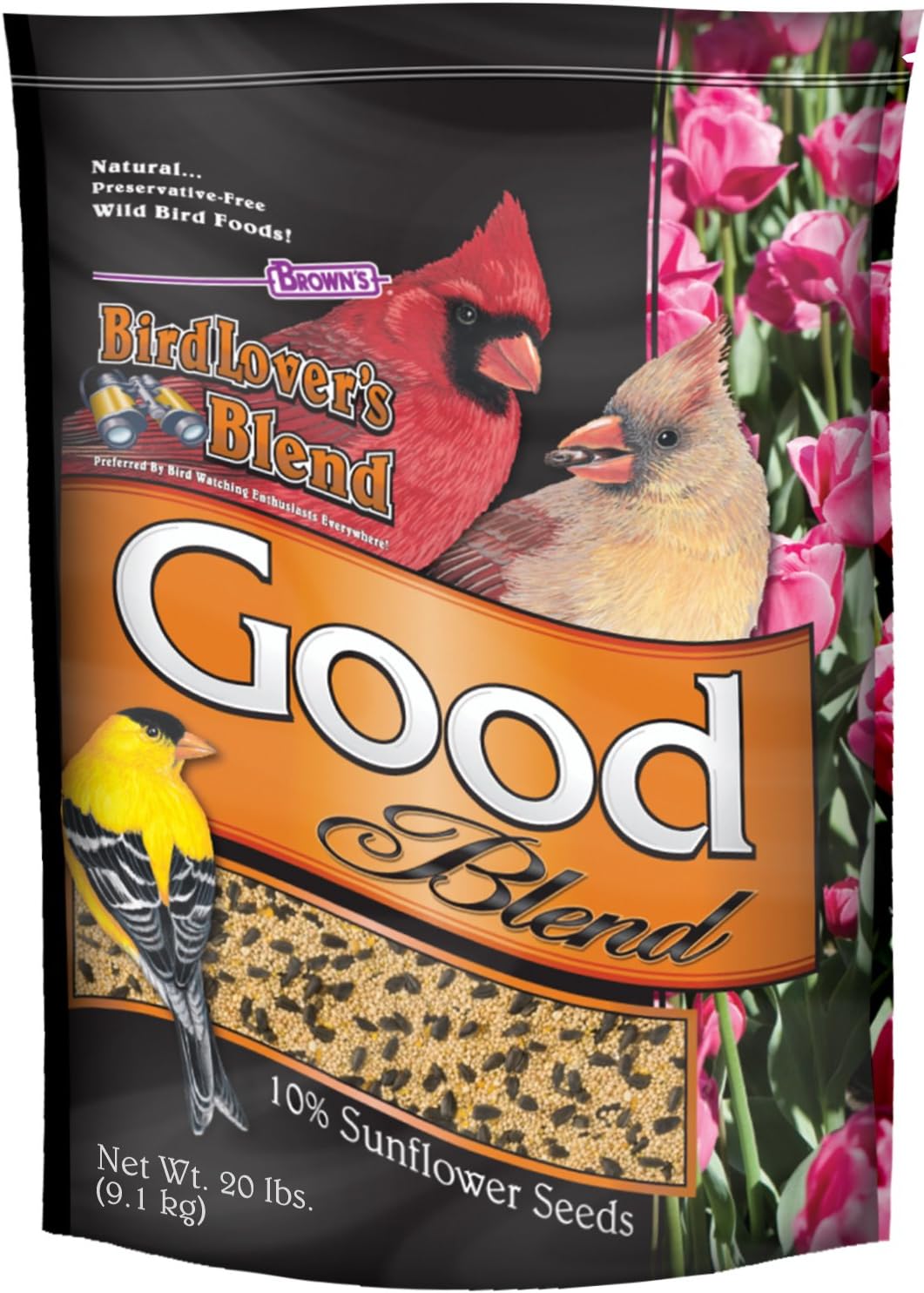 F.M. Brown'S Bird Lovers Blend, 20-Pound, Good Blend