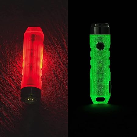 RovyVon G4 Aurora A8 USB-C LED Keychain Flashlight, Oentary On, Lock Ode, Ax 650 High Luen