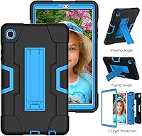 Vista 3 de Bingcok Funda para Galaxy Tab A7 Lite 8.7, resistente, resistente, híbrida de cuerpo completo, a prueba de golpes, protección contra caídas, Samsung