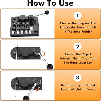Ring Bending Tool Kit,Complete Spoon Ring Making Kit with Ring Bender Tool, ring Maker Machine for DIY Jewelry, for Beginners & Professionals, Ideal for Holidays like Christmas,Valentines Day