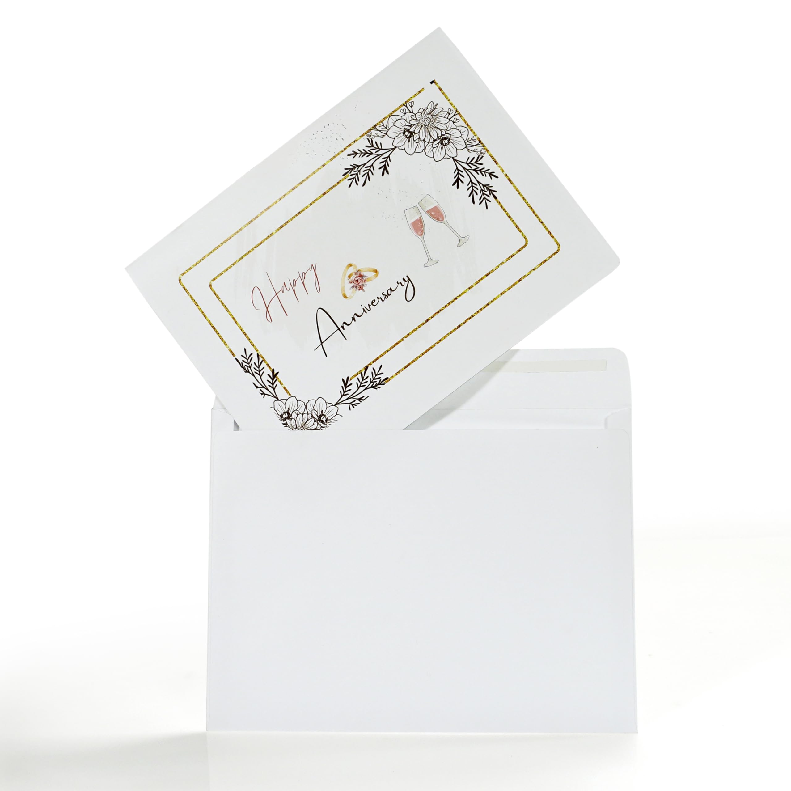 CUTPOPUP Champaign Glasses Pop Up Anniversary Cards - Image 3