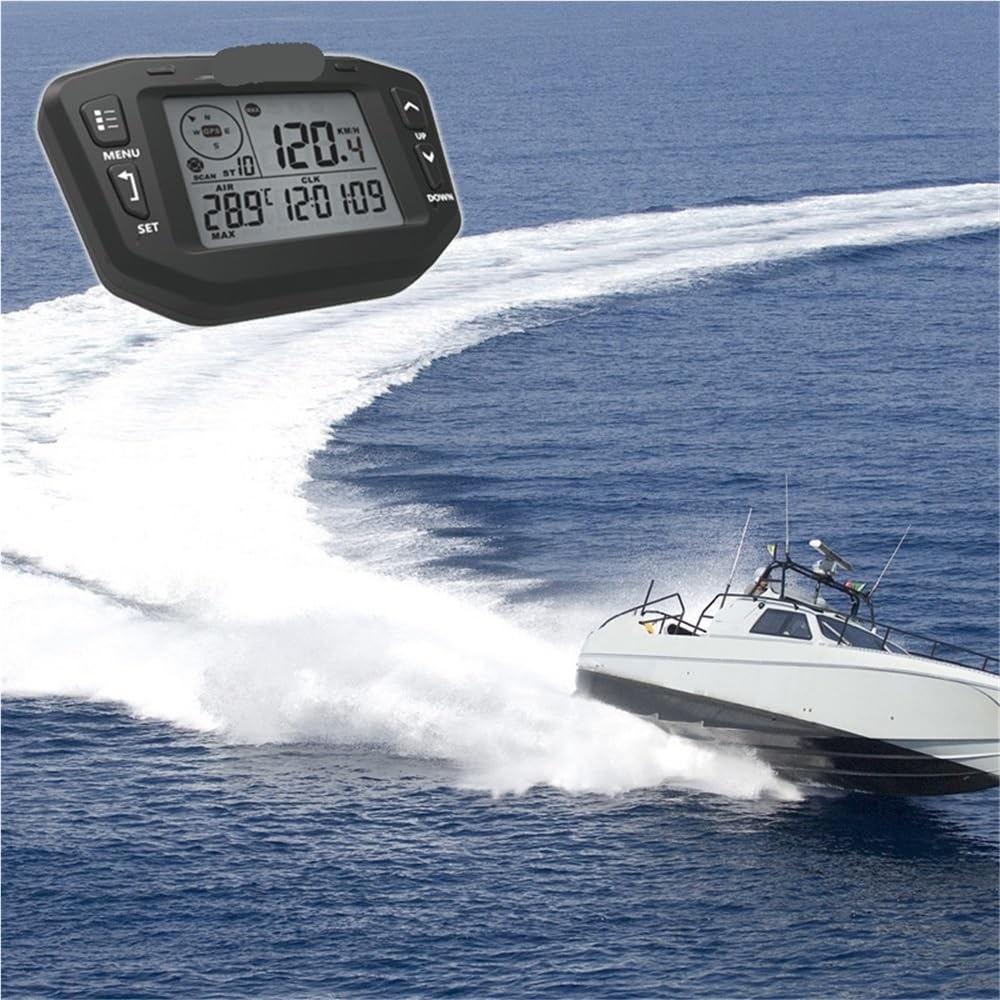 Odómetro Tablero Contador de Horas Digital multifunción Recargable para cortacésped, generador, Motocross, Motocicleta, Motor fueraborda, Marino, para GPS SM002