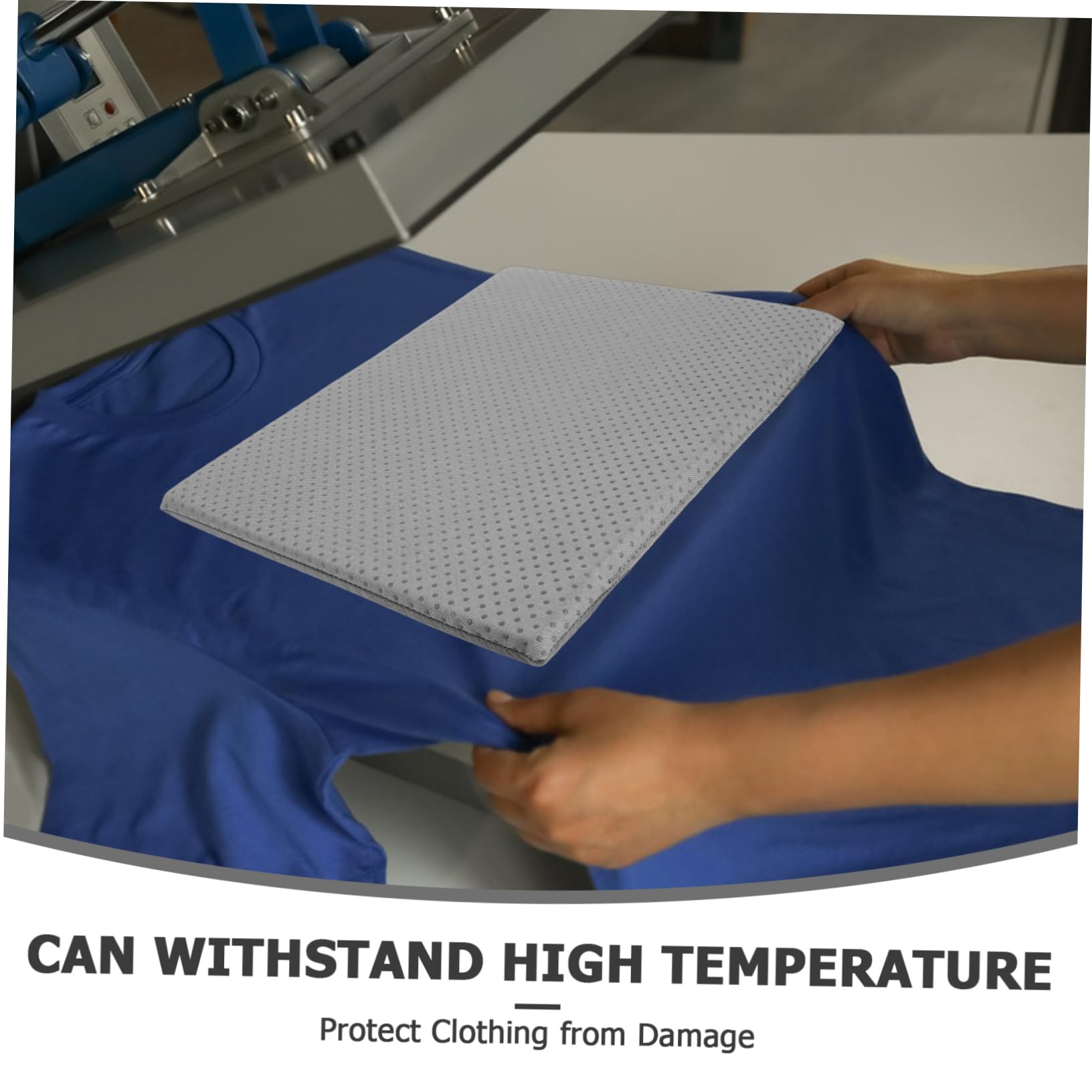 SHINEOFI Almohadilla de Espuma de Silicona Resistente al Calor para Prensa Térmica Aislante Térmico y Protector para Transferencia de Calor Duradera y Flexible para Prendas