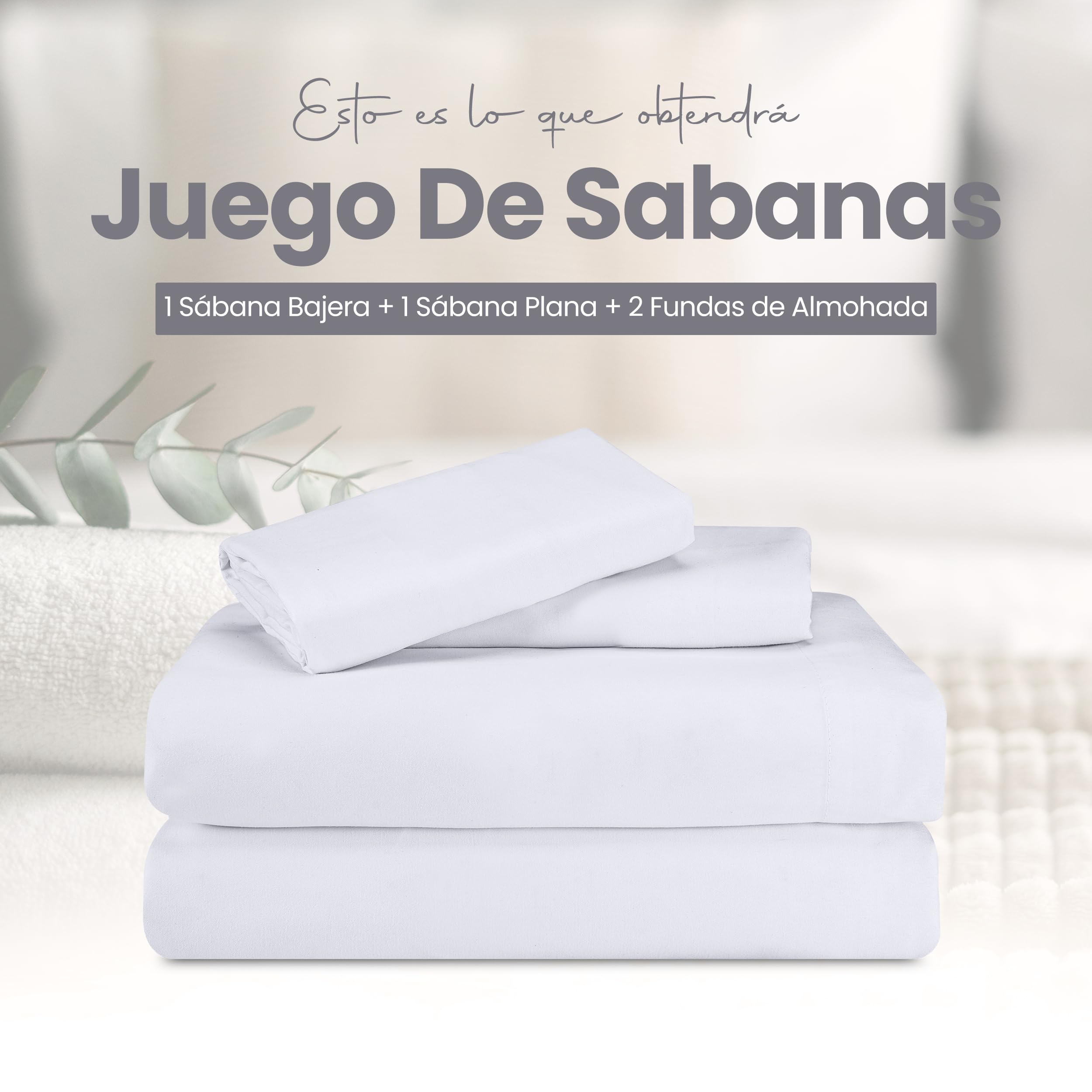 Utopia Bedding Juego de Sabanas 4 Piezas 135x190 - Poliéster Microfibra Cepillada - Oeko-Tex Certificado - Sábana Bajera, Sábana Plana y 2 Fundas de Almohada 50x75 (Cama 135, Gris) — view 171
