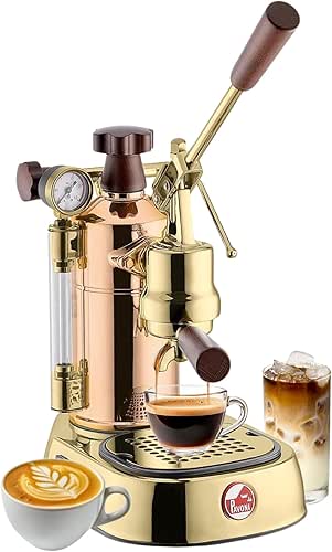 La Pavoni Professional 16-Cup Lever Espresso Machine - Copper and