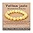 AD Beads Handmade Gemstone Stretch Elastic Bracelet Crystal Healing Reiki Nature\'s Beauty and Spiritual Essence Unisex (12mm, Yellow Jade (abundance and joy))