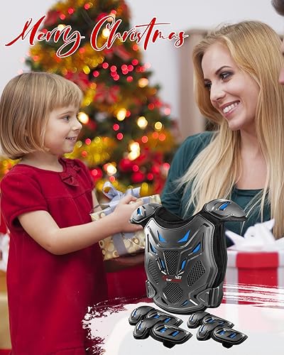 Miniatura 2 de StarknightMT Equipo de motocross para niños, carcasa gruesa mejorada, equipo de protección profesional de protección para el pecho, para motocross