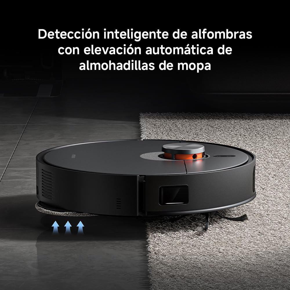 XIAOMI Robot Vacuum X20 MAX con estación Todo en uno: Vaciado automático, Lavado a Alta Temperatura y Secado rápido. 8000Pa, Brazo Extensible, Cepillo Anti-enredos, navegación LDS y Control por App. — view 15