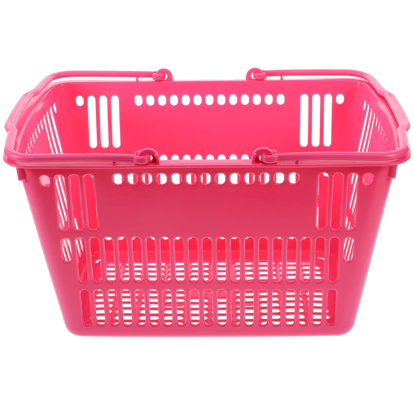Panier d'épicerie plastique épais solide pour éviter la casse lors des courses et rangement