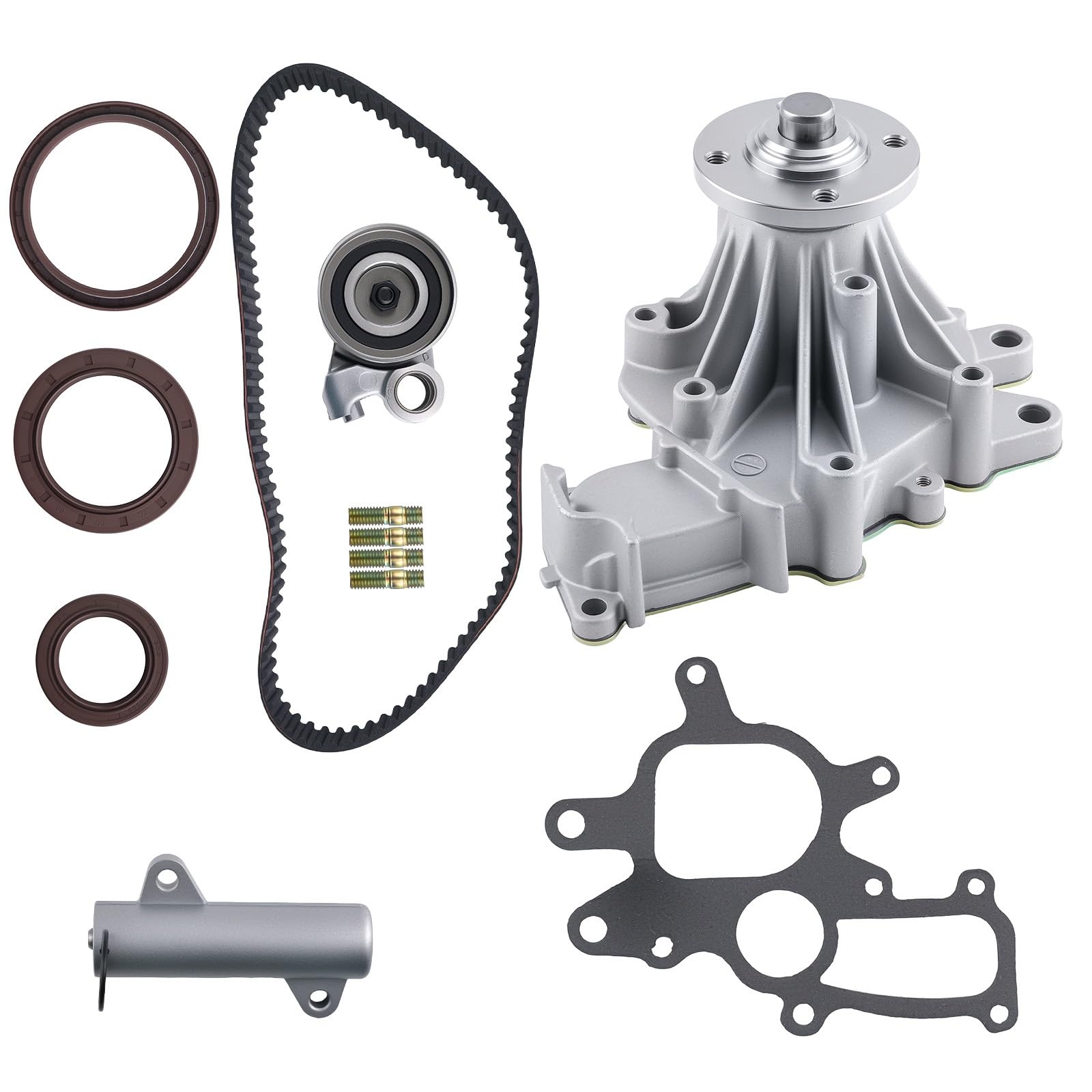 Genérico Bomba Agua Enfriamiento Motores para Toyota para Hilux para KUN16R KUN26R KUN126R 1KD-FTV 3.0L 2005 2006 2007 2008 2009 2010-2017 Correa De Distribución + Kit Bomba Agua