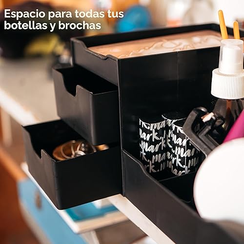 Miniatura 7 de Despejado diseños Maquillaje Organizador con cajones