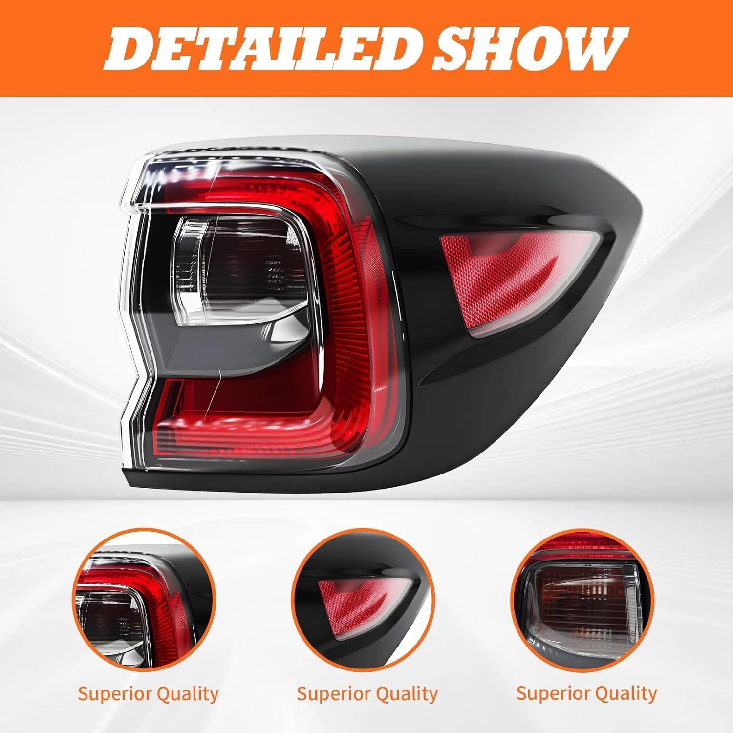 Tail Light Assembly Right Side Compatible with Outback 2020 2021 2022 Rear Tail Lamp Taillight Passenger 84201AN02B SU2805113 (Right)