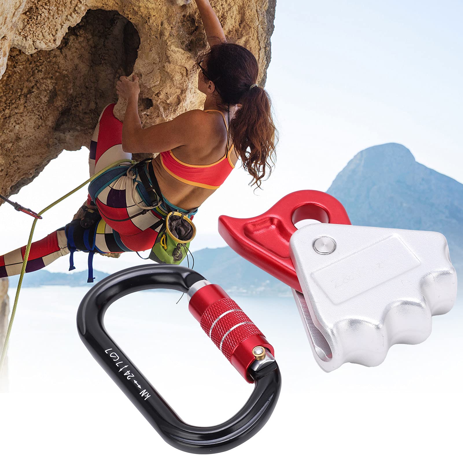 Coulisseau de Corde, Toboggan Léger et Sûr à Haute Résistance, pour l'alpinisme, l'escalade, 'Escalade et la Protection des Opérations à Haute Altitude