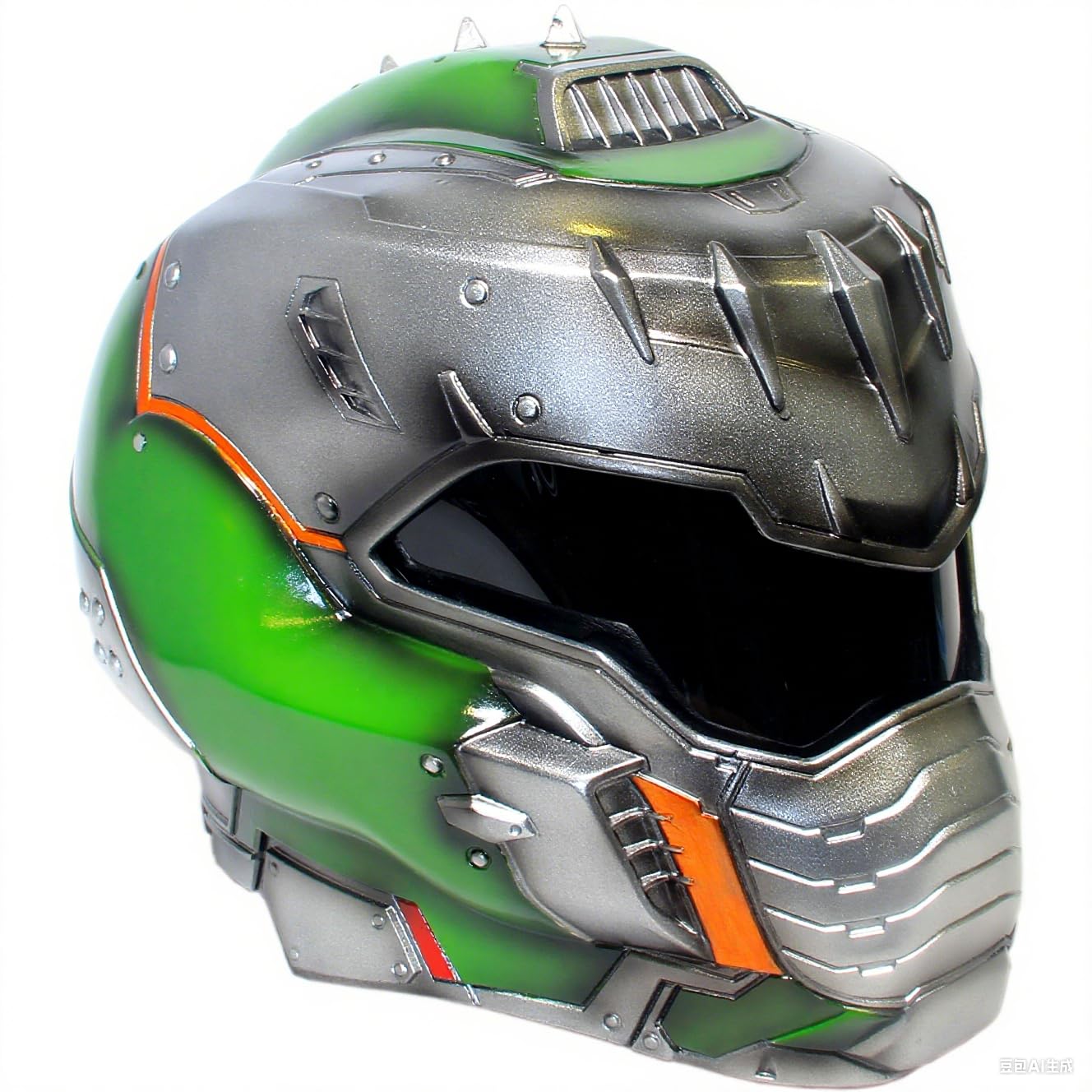 Doomguy Helmet Adults Resin Men Full Head Doom Mask Halloween Cosplay Costume Prop Updated Version