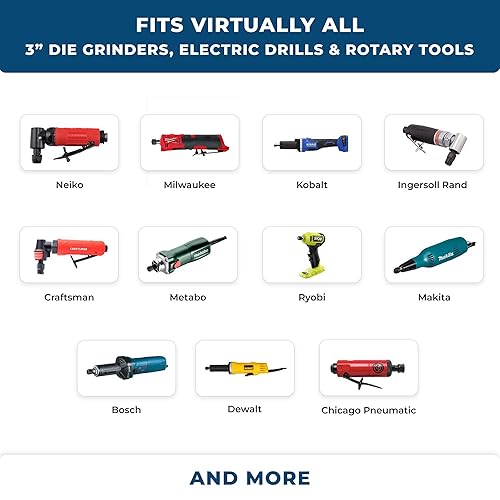 Miniatura 5 de Roloc Zirconia - Discos de papel de lija de cambio rápido, 3 pulgadas, paquete de 25, 25
