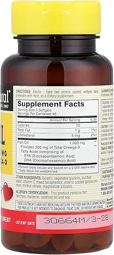 Miniatura 2 de Aceite de pescado 1000 mg sin eructos Softgel, por Mason Vitamins - 90 Ea