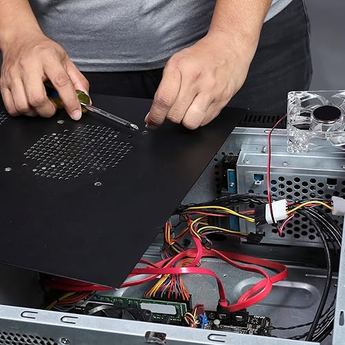 Miniatura 5 de uxcell 5pcs M5-0.031x0.437 in Panel de acero inoxidable Tornillos de resorte, PFC2 cabeza moleteada resorte cargado tornillos autoclinchantes