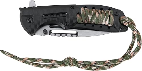 Miniatura 2 de Performance Tool W9360 - Cuchillo plegable con mango de paracaídas, 1 paquete