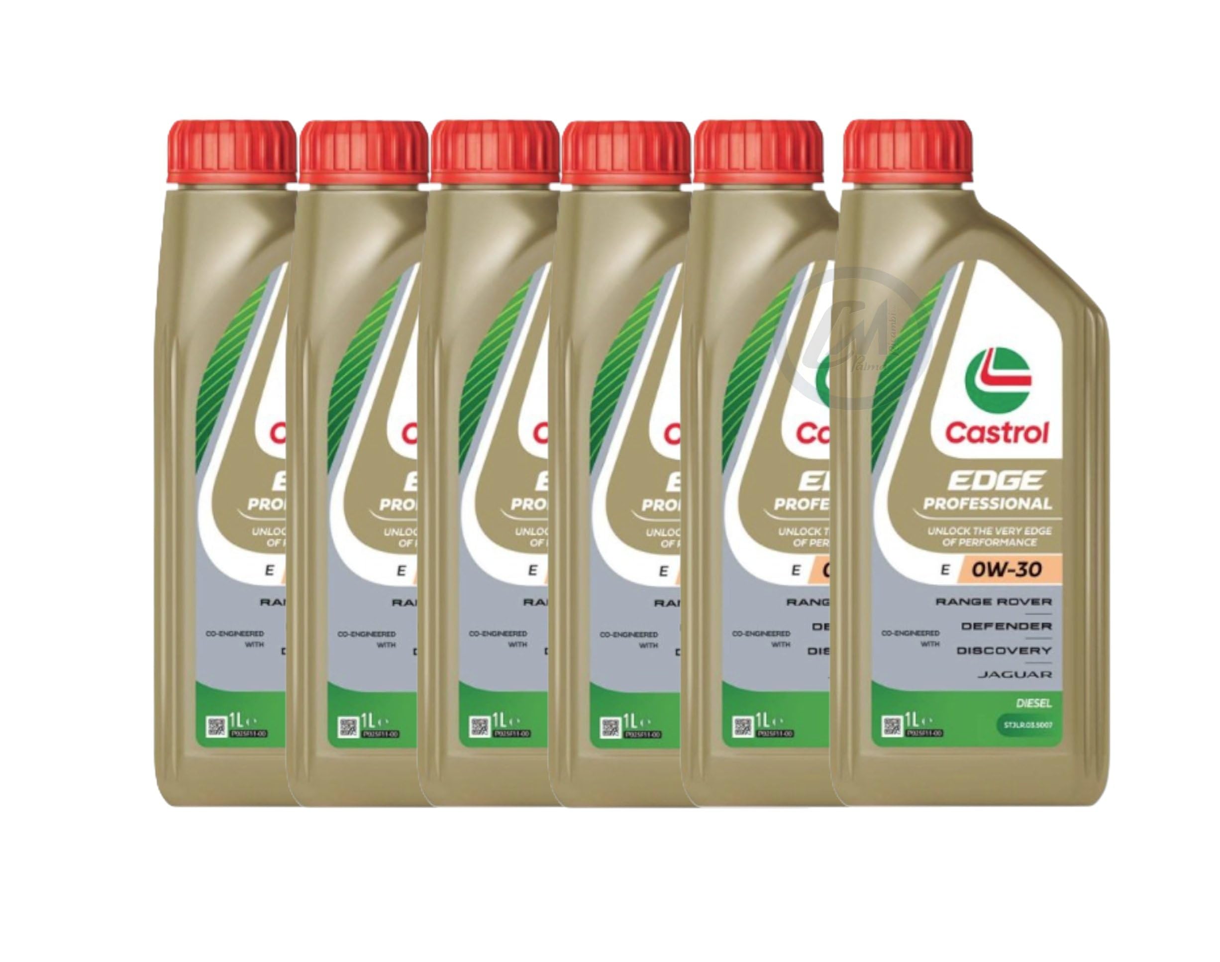6 LITRI OLIO MOTORE CASTROL EDGE PROFESSIONAL 0W-30 E – SPECIFICA JAGUAR LAND ROV