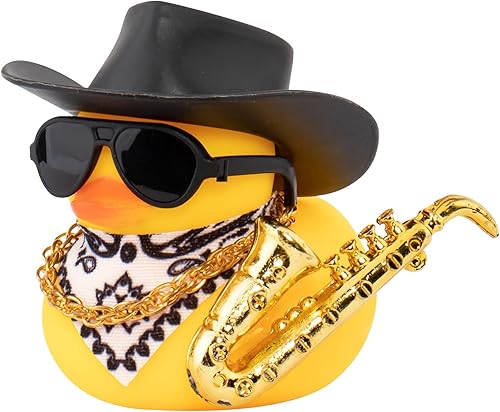 Miniatura 8 de wonuu Decoración de pato de goma para automóvil, accesorios de decoración de adorno de tablero de automóvil, accesorios de decoración con mini