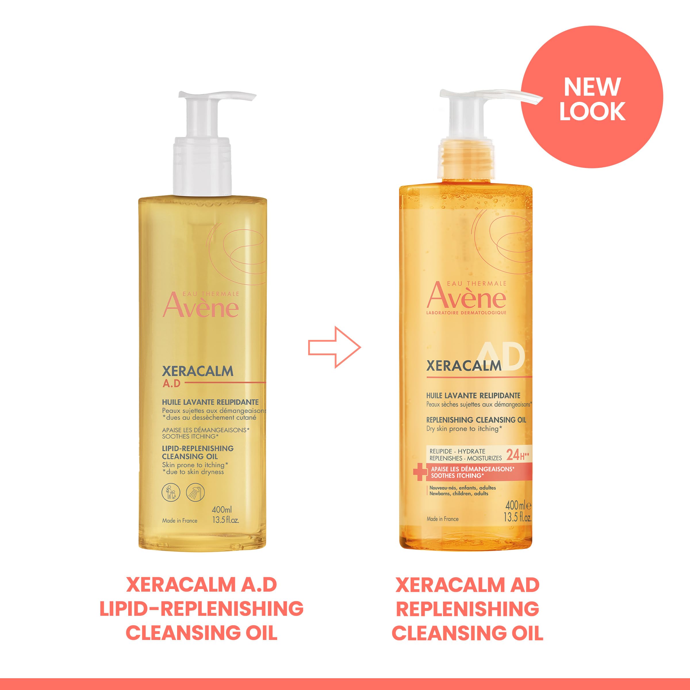 Avene XeraCalm Huile Lavante Atopik Ciltler İçin Temizleyici, 400 ml
