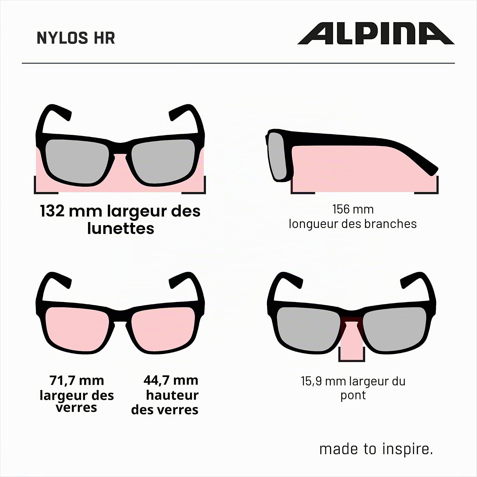 ALPINA ALPINA Nylos Hr Lunettes de sport Mixte