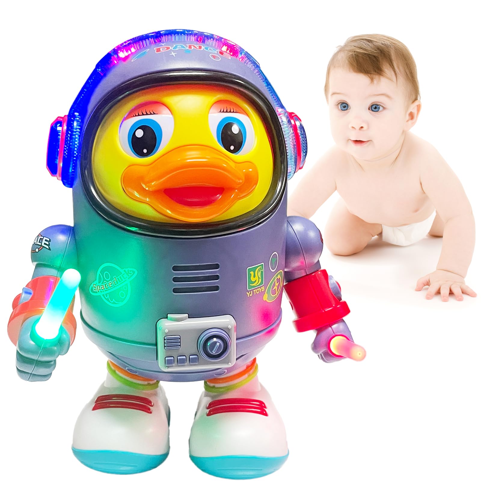 Amazon.com: ZHMY Baby Toys, Electric Space Duck, Electric Music