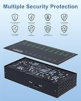 Vista 6 de 690W USB Charging Station, 20 Port Fast Charging Station for Multiple Devices, PD 100W USB C Charger Block, Smart Power Delivery & Multi Protection