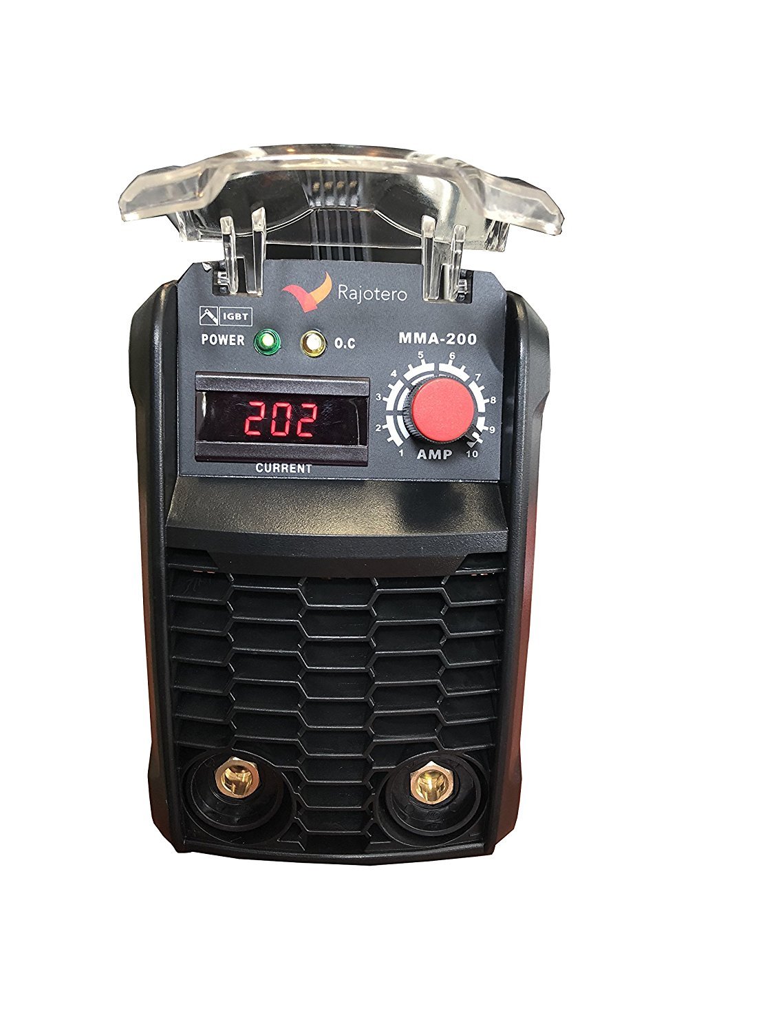 Soldador Inverter Profesional MMA-200 DC Con Tecnología IGBT (200 Gris)