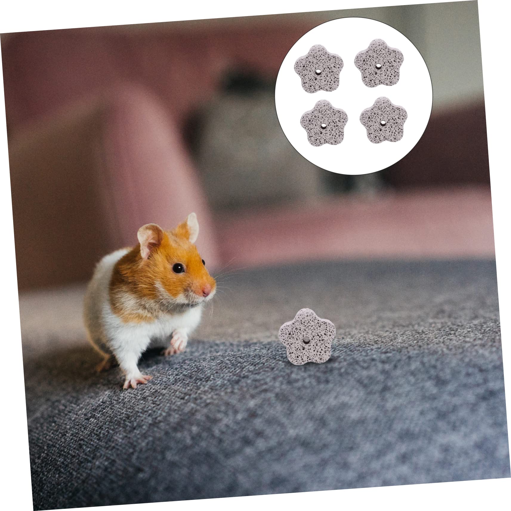 DOITOOL 36stücke Mineralstein Kauspielzeug Für Hamster Meerschweinchen Und Kleine Haustiere Calciumhaltiger Zahnschleifstein Zur Unterstützung Der Zahngesundheit Und Nährstoffaufnahme