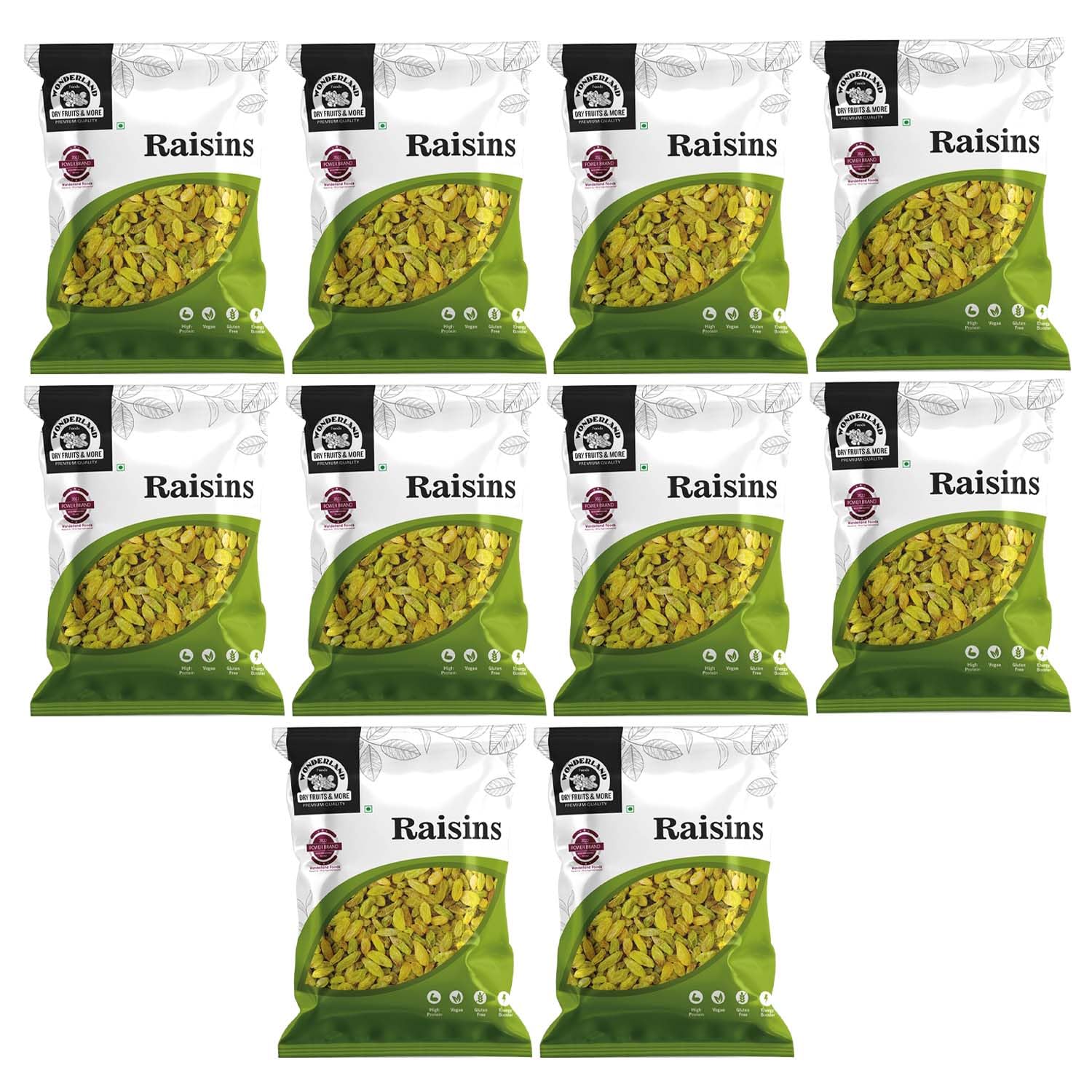 WONDERLAND FOODS (DEVICE) - Plain Raisin (Kishmish) Dried Grapes 1Kg (100g X 10) Pouch (B09M6X5WXQ) Amazon Price History, Amazon Price Tracker