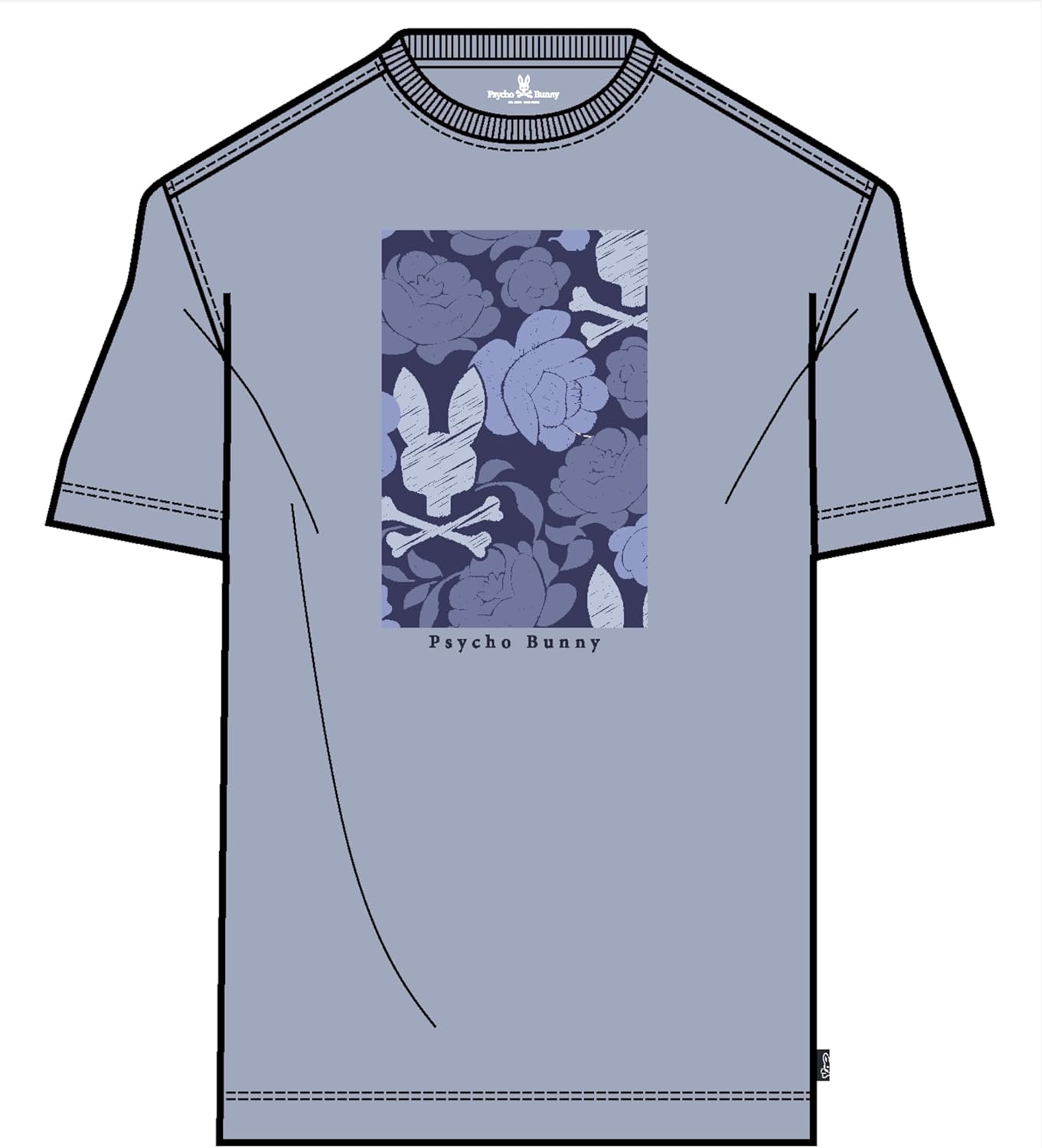 Psycho Bunny Rowen Graphic Tee