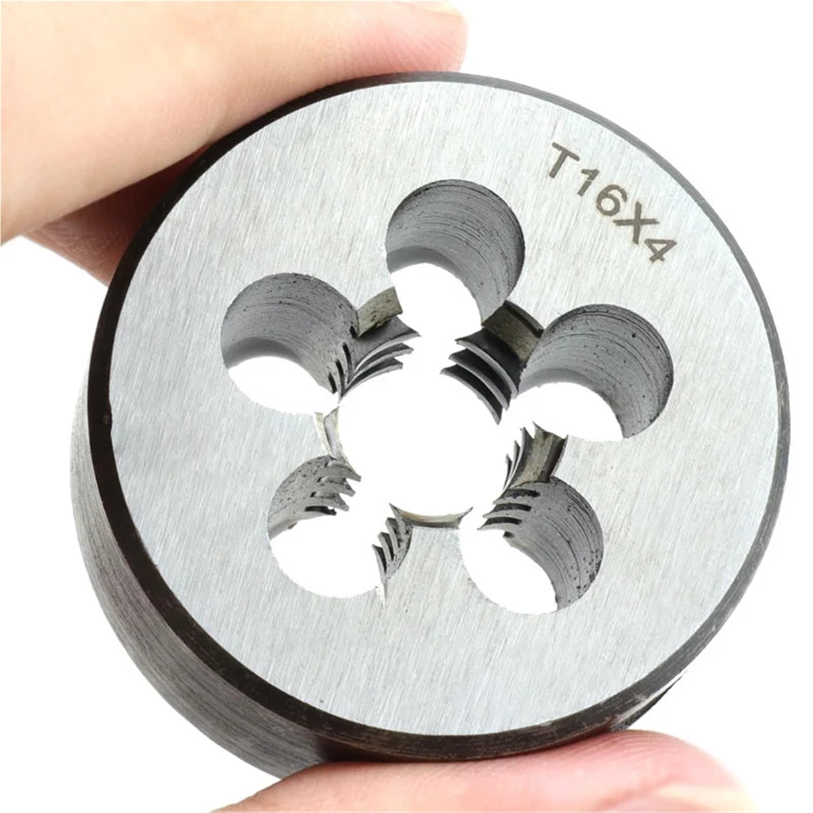 Filiere per riparazione filetti Filiera trapezoidale da 30° Filiera HSS destra TR TR8-TR32, utilizzata come utensile da tornio for il taglio e la maschiatura di filetti esterni in metallo(TR8x3.0)