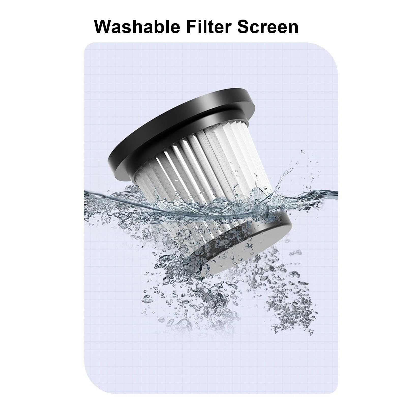 Asixxsix Aspirapolvere Portatile Senza Fili, Tazza per la Polvere da 200 Ml, Batteria da 1000 mAh, Adesivo per Rimozione di Animali Domestici, Aspirapolvere per di Animali Domestici con Accessori per