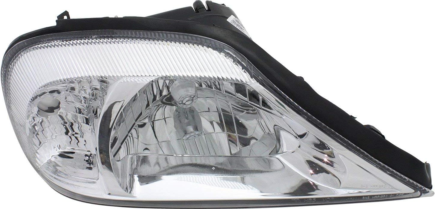 Evan Fischer Driver and Passenger Side Headlight for Mercury Sable 2000-2005 Halogen With bulb(s) Original Equipment On 00-02 Models Replaces# 3F4Z13008AB 3F4Z13008AA