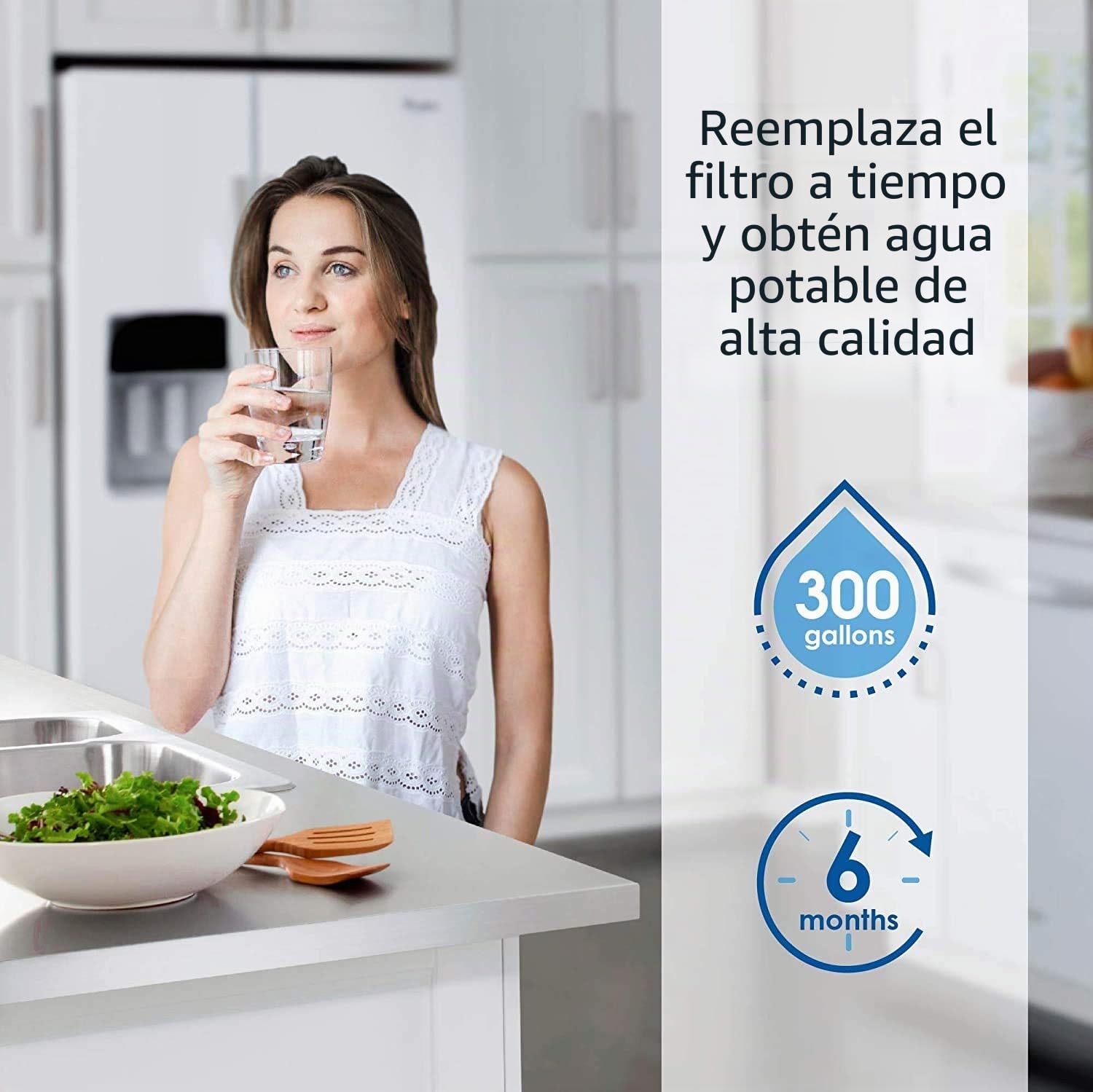 Waterdrop Filtro De Agua Recambio para Samsung® Aqua DA29-00003F, 3 Pack | Compatible Con Samsung® Aqua Pure Plus DA29-00003F, HAFIN1, DA29-00003A, DA29-00003B, DA29-00003A-B, DA61-00159A, DA97-06317A
