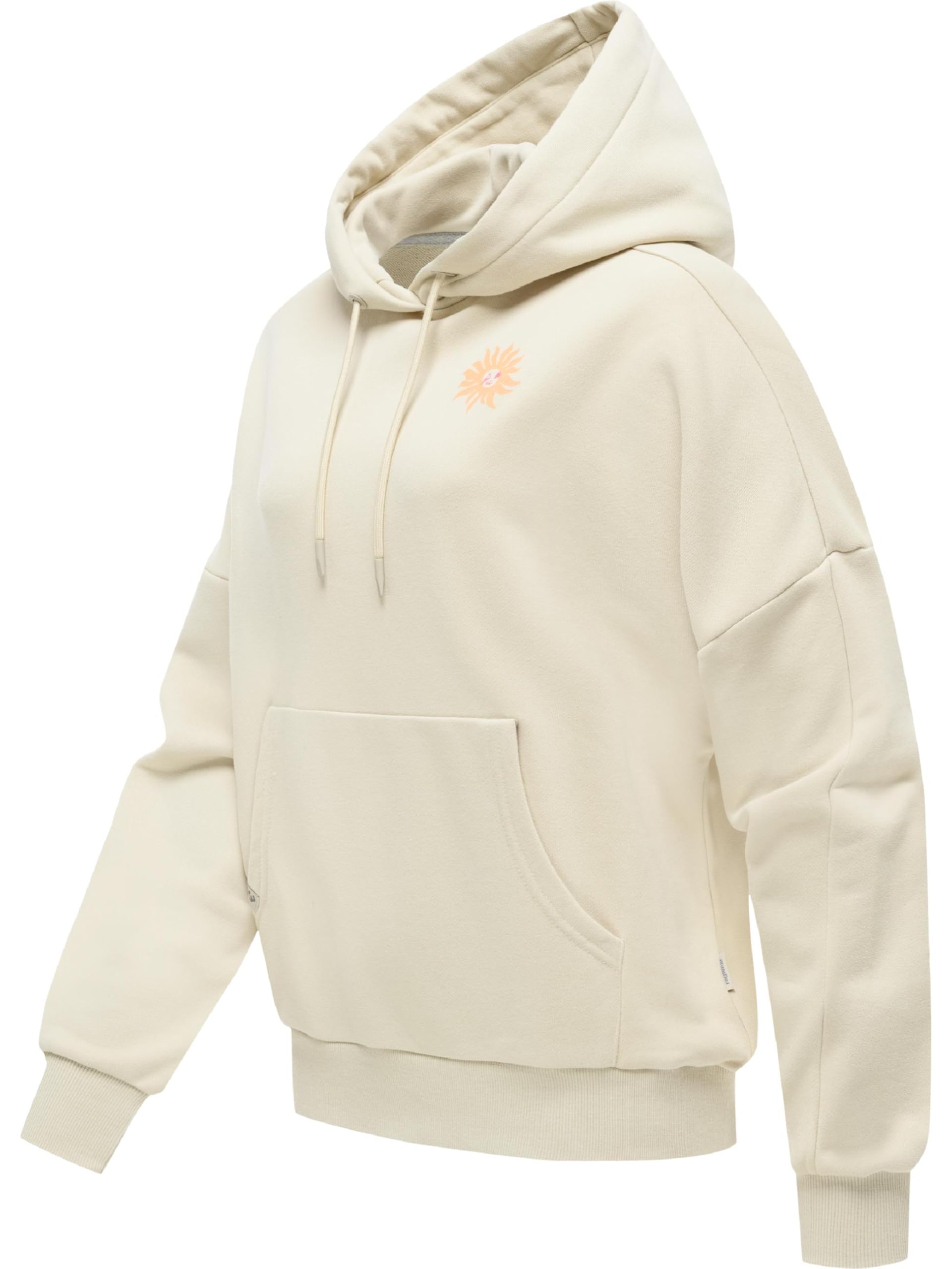 Ragwear Damska luźna bluza z kapturem oversize, przytulna bluza z kapturem z modnym nadrukiem i kapturem Pirita PP XS-3XL