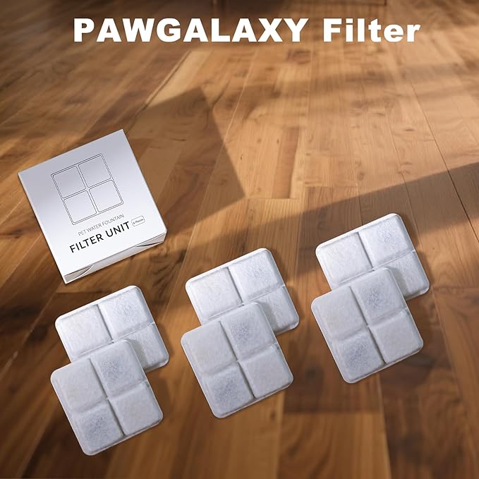 Pack de 6 Filtros de Repuesto para Fuente de Agua para Gatos miniatura 7